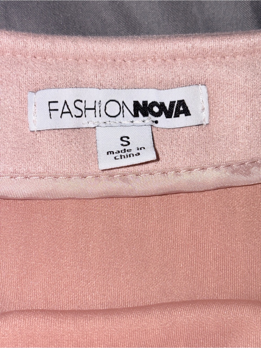 Fashion Nova Blush Pink Faux Suede High Waisted Mini Skirt Size S - Picture 3 of 6
